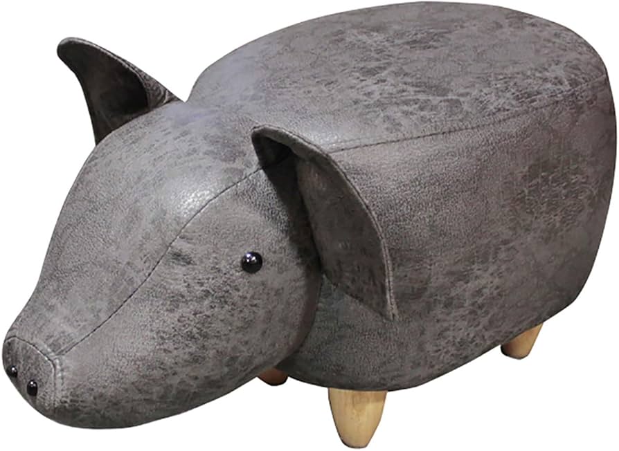 Amazon.co.jp: アニマルスツール ブタ 1-3 ym (GY) アニマルスツール